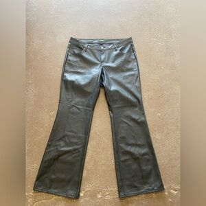 Wild Fable Black Faux Leather Pants